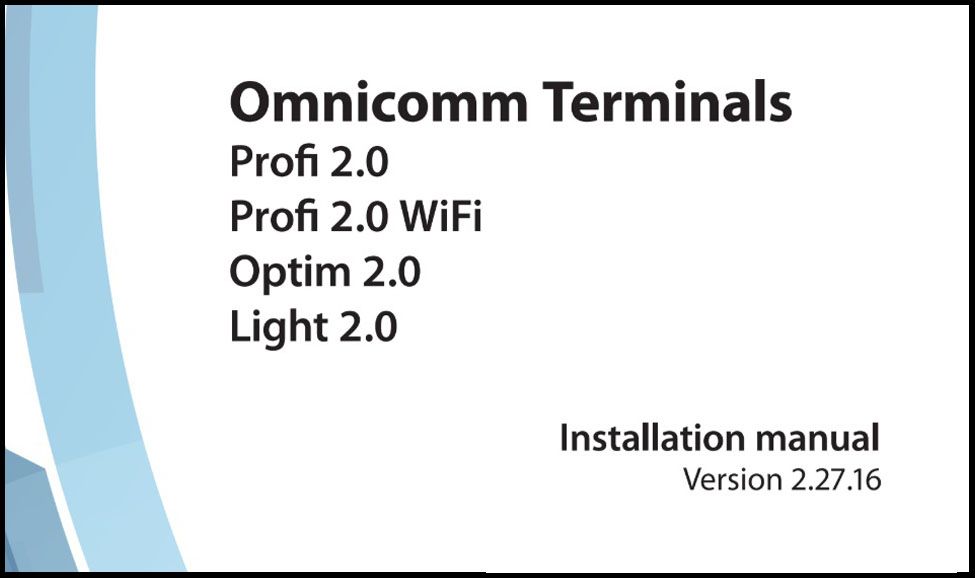 OMNICOMM Series 2 Terminals Installation Manual