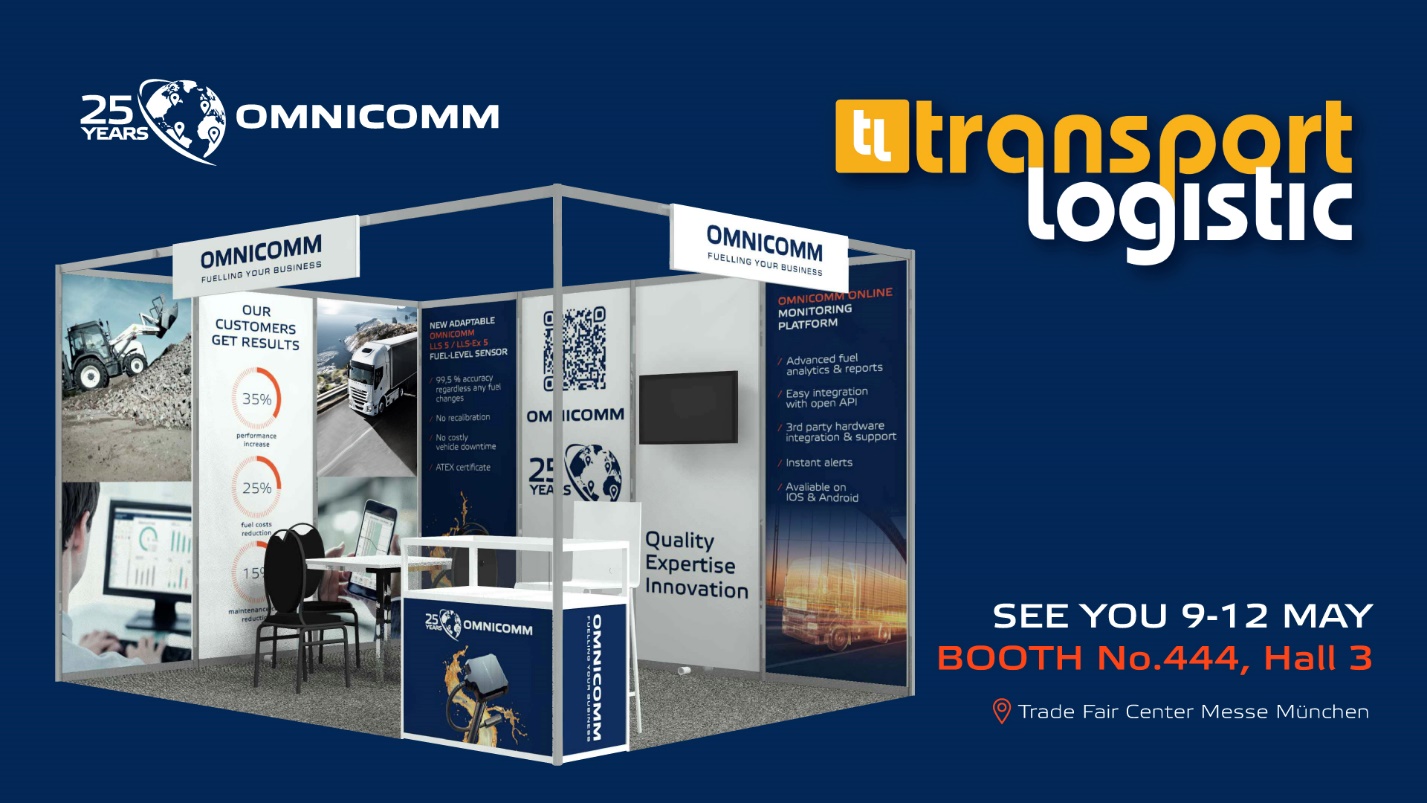 OMNICOMM SHOWCASES FUEL MONITORING SOLUTIONS AT TRANSPORT LOGISTIC 2023