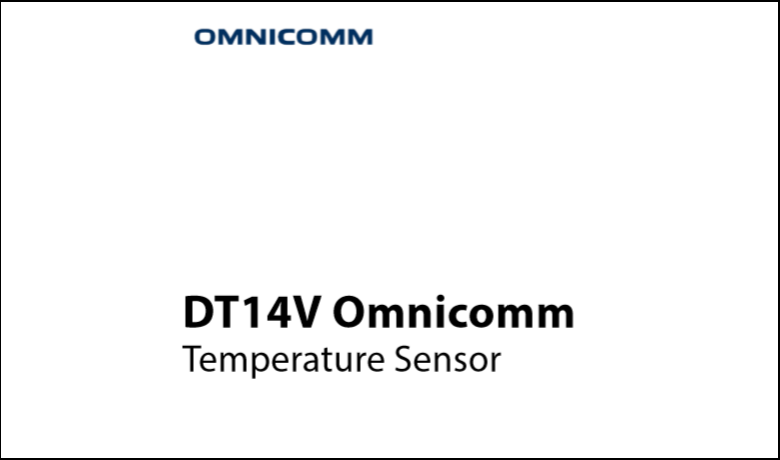 Temperature sensor DT14V Datasheet