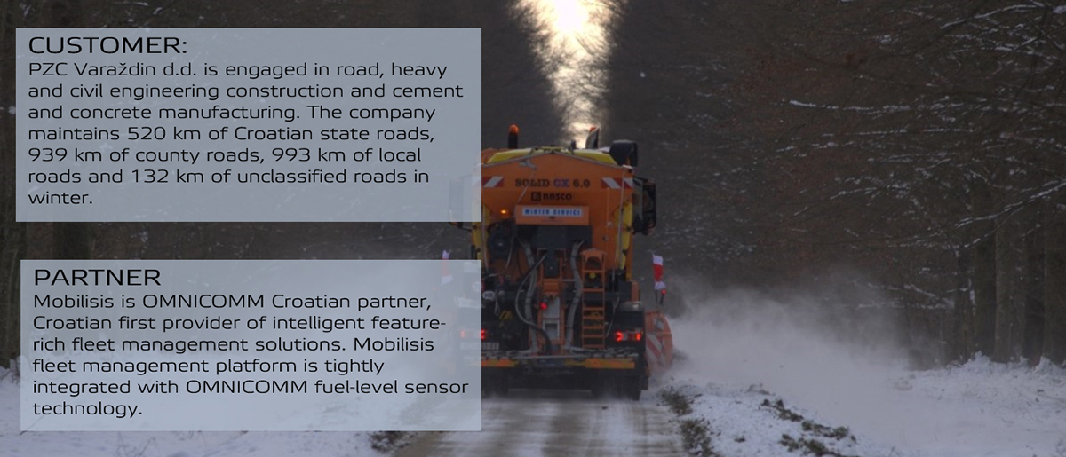 Reducing fuel cost and greater overall efficiency for PZC VARAZDIN D.D. with Omnicomm Tecnology
